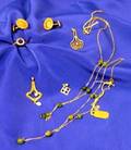 Small Group of Antique Pendants Cufflinks a Ring etc