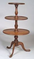 Federal Mahogany ThreeTier Stand