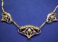 Art Nouveau 18kt Gold Necklace