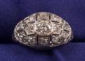 Art Deco Platinum and Diamond Ring