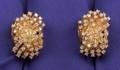 18kt Yellow Gold and Diamond Earrings