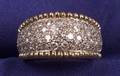 14kt Bicolor Gold and Diamond Band