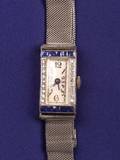 Art Deco Sapphire and Diamond Wristwatch