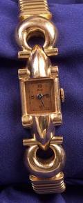 Retro 14kt Gold Ladys Wristwatch Kody