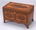 Inlaid Mahogany Veneer Table Box