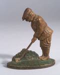 Cast Iron Golfer Doorstop