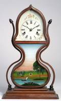 Gothic Rosewood Acorn Shelf Clock