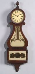 Classical Mahogany and Mahogany Veneer Timepiece
