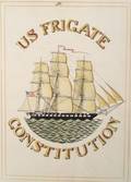 American School Early 19th Century Ship Portrait of the USS Constitution
