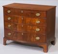 Federal Mahogany Veneer Chest of Drawers