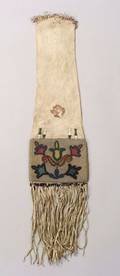 Northern Plains Beaded Hide Pipe Bag
