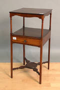 Georgian mahogany basin stand
