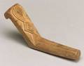 Great Lakes Carved Wood Crook Knife Handle