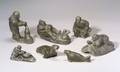Seven Inuit Soapstone Carvings