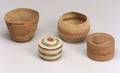 Four Northwest Twined Basketry Bowls