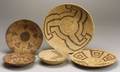 Five Southwest Coiled Baskets