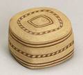 Northwest Twined Lidded Basket