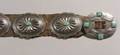 Southwest Mans Silver and Turquoise Concha Belt