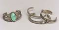 Four Southwest Silver Bracelets