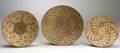 Three Southwest Coiled Basketry Trays