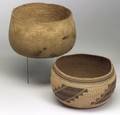 Two Northern California Twined Basketry Bowls
