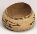 Northern California Twined Basketry Bowl