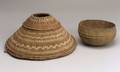 Two Northern California Twined Baskets