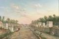 La Pira Italian 19th20th Century Lot of Four Naples and Pompeii Views