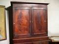 Georgian Mahogany and Mahogany Veneer Linen Press