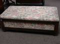 Arts  Crafts Upholstered Quartersawn Oak Storage Bench