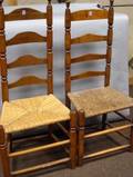 Two Ladderback Side Chairs