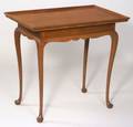 Wallace Nutting Queen Anne Style Mahogany Traytop Tea Table