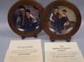 Two Framed Norman Rockwell Plates