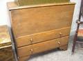Pine Blanket Chest over TwoDrawers