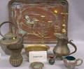 Lot of Assorted Asian and Continental Copper and Metalware