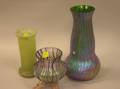 Three Bohemian Art Glass Vases