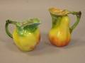 Royal Bayreuth Porcelain Apple Creamer and Pear Creamer
