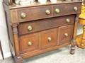 Massachusetts Classical Mahogany Veneer Carved Sideboard