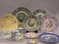 Fifteen Pieces of Transfer Decorated Staffordshire