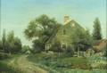 Henry Pember Smith American 18541907 House on a Country Lane