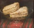 American School 19th Century Still Life with Honeycombs