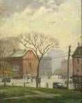Stacy Tolman American 18601935 A View from the First Baptist Church Providence Rhode Island