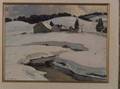Aldro Thompson Hibbard American 18861972 Winter Landscape with Distant Farm