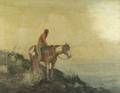Geoffery Holt American 18821977 Native American Boy on Horseback