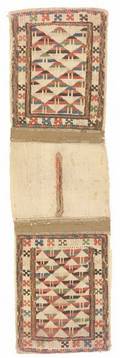 Shahsavan Miniature Soumak Saddlebags