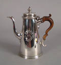 Georgian silver lighthouse coffeepot 17361737