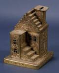 Damascene Buildingform Charity Container