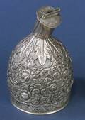 Continental Repousse Silver Charity Container