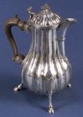 French Silver Hot Water Jug