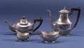 ThreePiece George V Silver Tete a Tete Tea Set